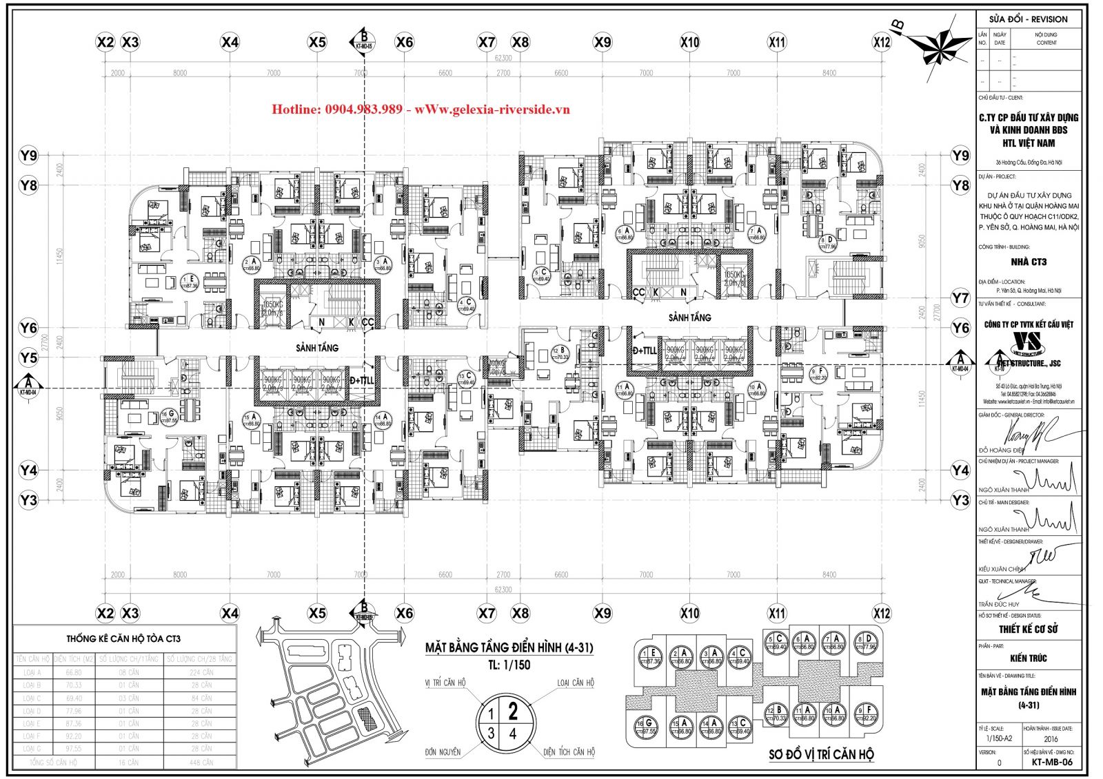 mặt bằng ct3 gelexia riverside