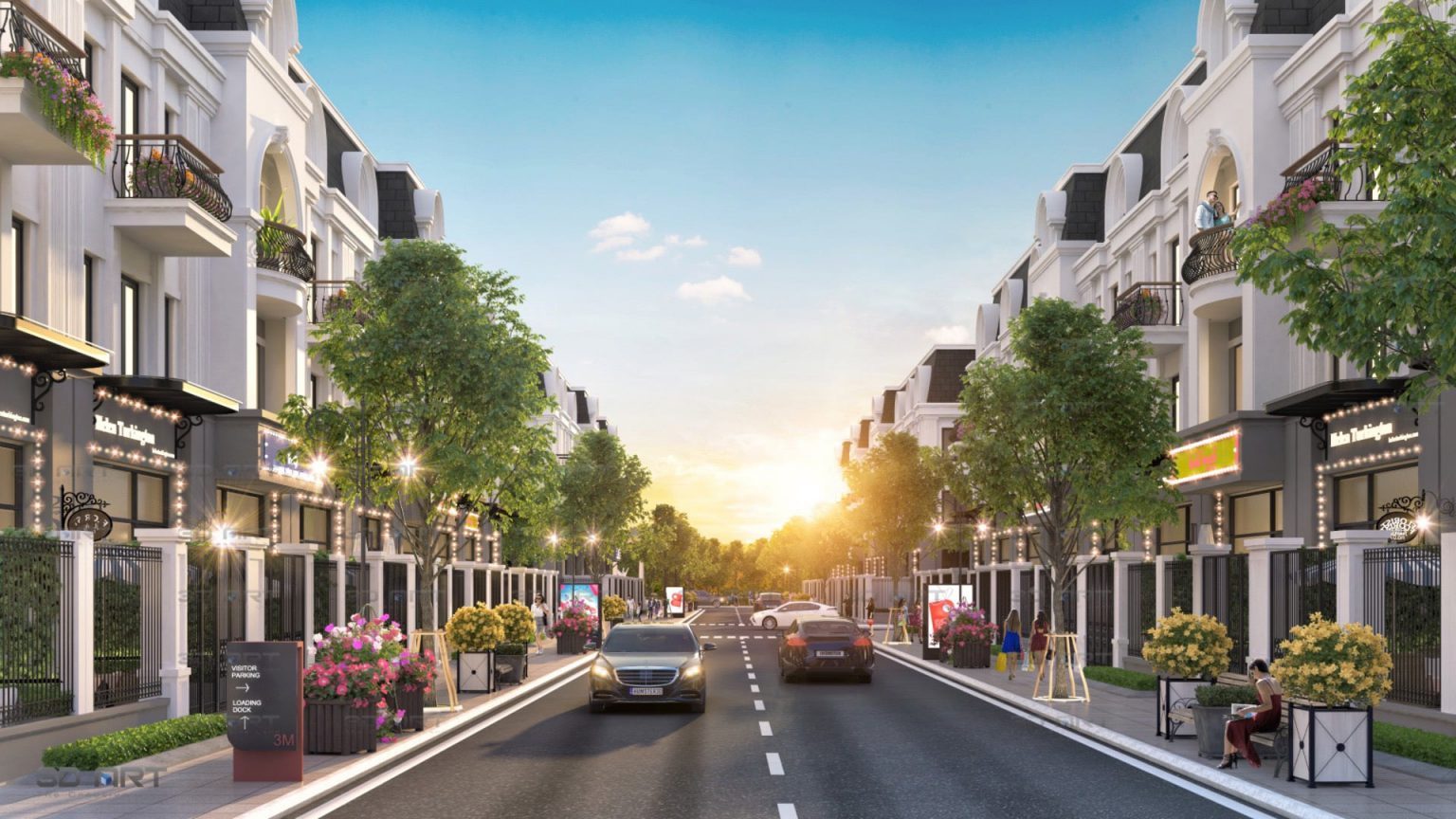 Thiết kế nhà liền kề The InterCentral Hateco Đông Anh