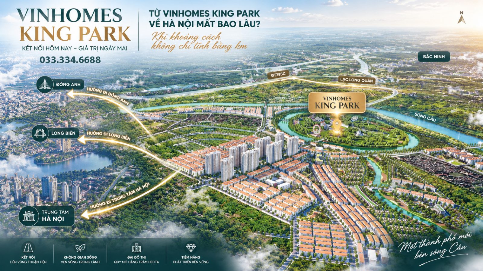 Từ Đông Anh đến Bắc Ninh: Một hành lang đô thị mới đang dần thành hình